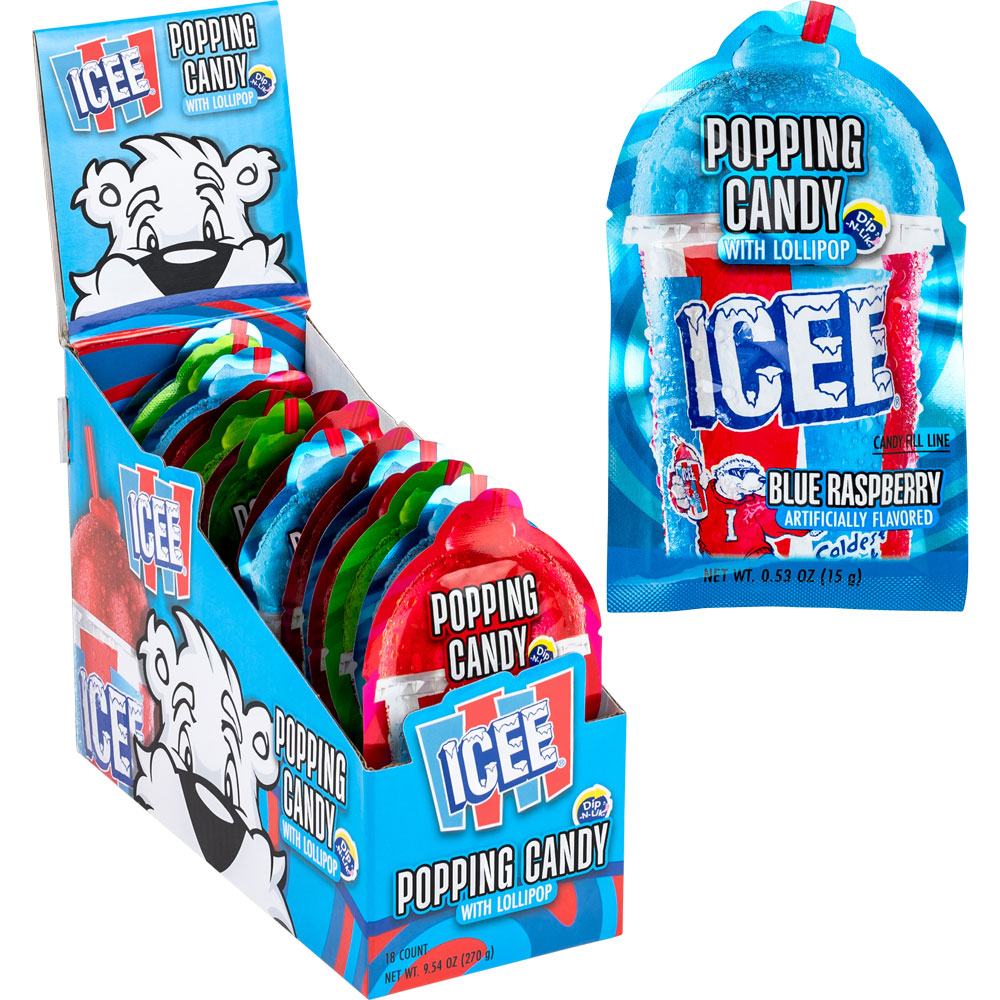 ICEE® Popping Candy with Lollipop Display Box (18 pcs)